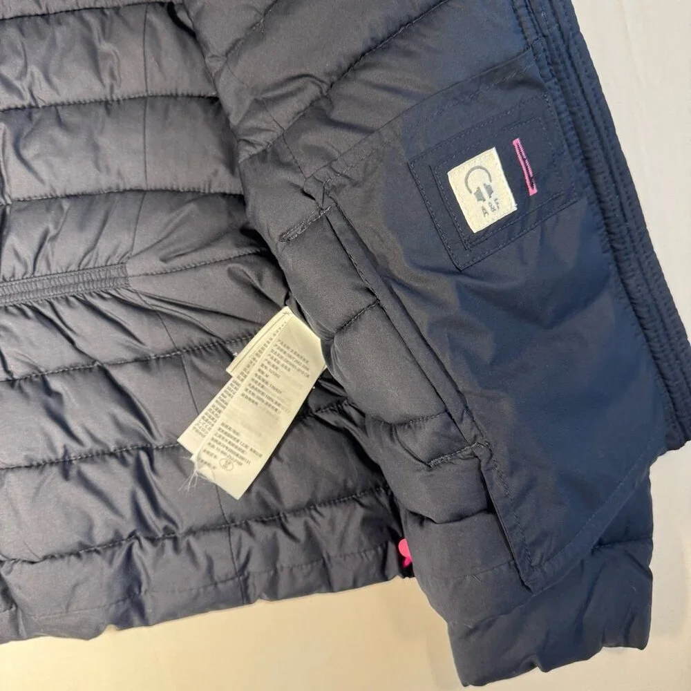 Abercrombie & Fitch Puffer Jacket Women’s M Black Hooded Quilted Casual Coat